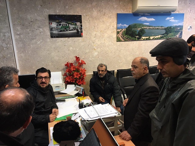 حضور ستاد بحران شهرداري لاهيجان /گزارش تصويري2